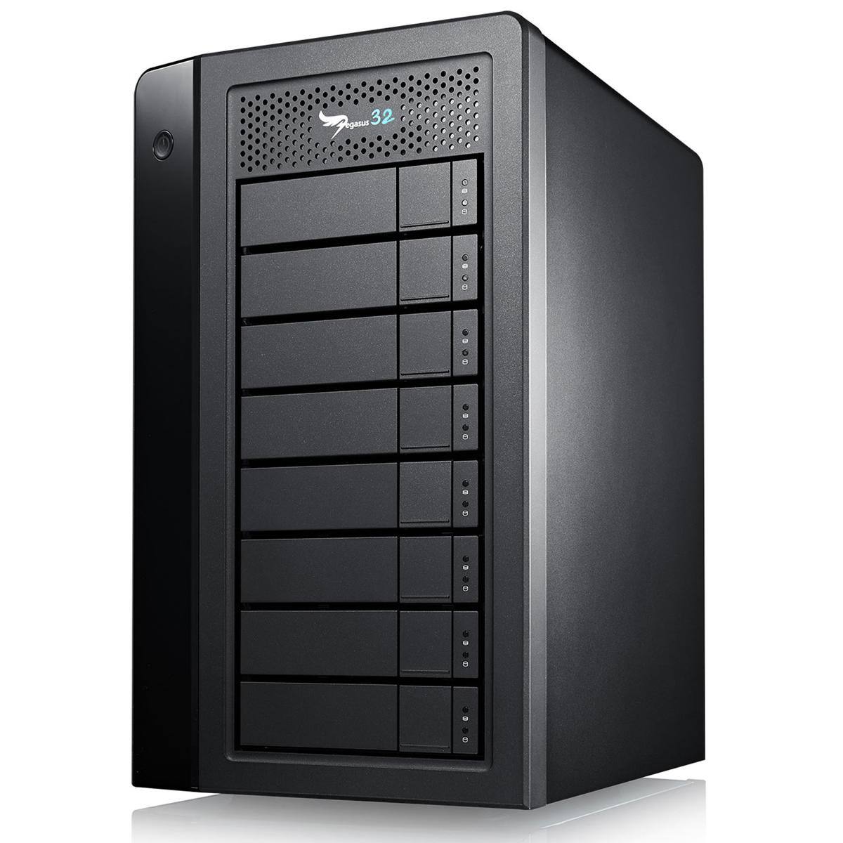 Alt View 2. Promise Technology - Promise Technology Pegasus32 R8 80TB (8x10TB) 8-Bay Thunderbolt 3 / USB 3.2 Gen 2 RAID Array.