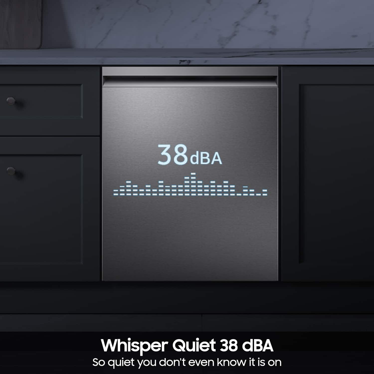 38 dBA Whisper Quiet 38 dBA So quiet you don't even know it is on