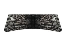 Arozzi - Arena Full-Surface, Interchangeable, Water-Resistant, and Washable Mouse Pad with Stitched Edges - D034 - Black