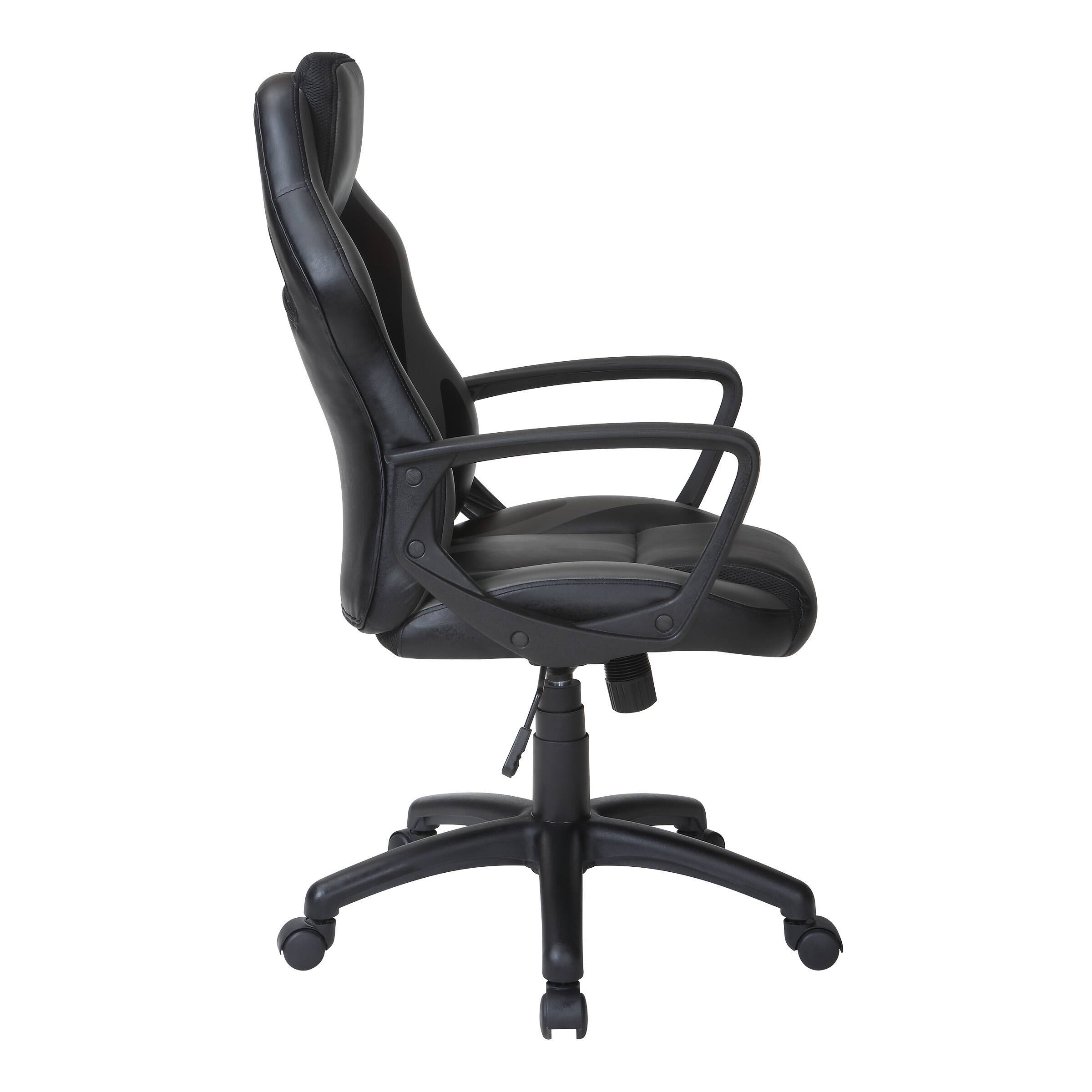 Alt View 11. OSP Home Furnishings - Influx Gaming Chair - Gray.