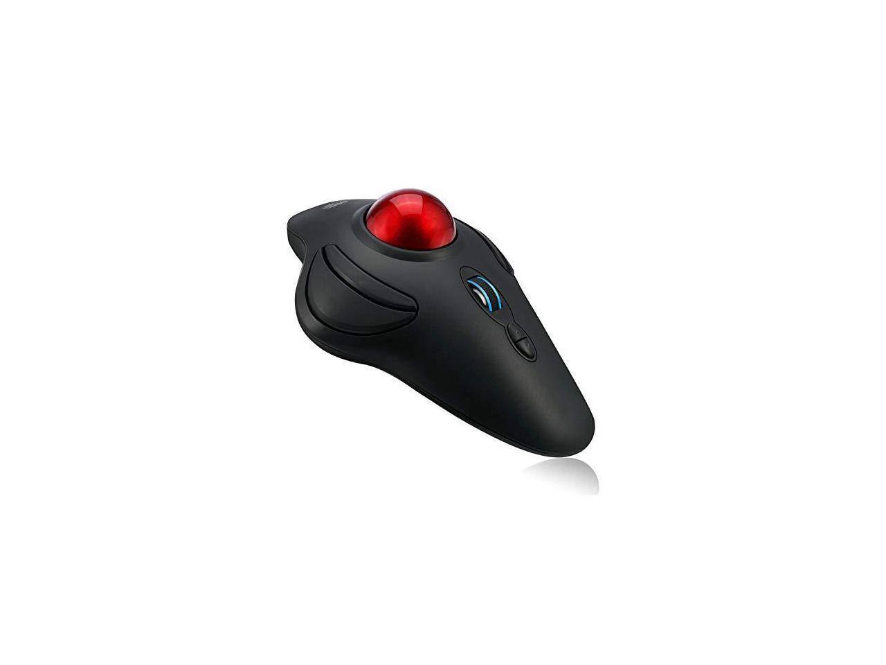 Alt View 1. Adesso - iMouse T40 - Wireless Programmable Ergonomic Trackball Mouse - Black.