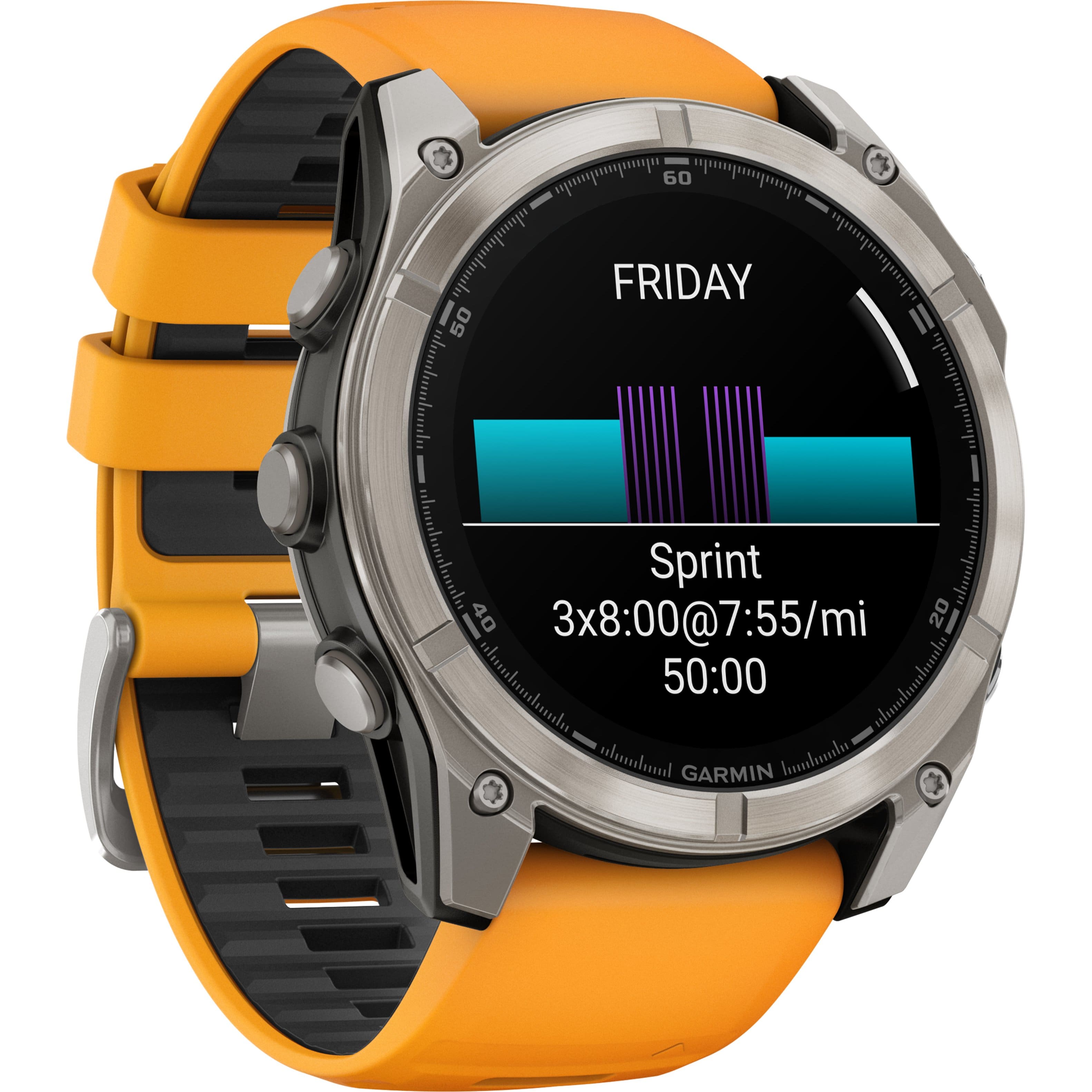 Garmin fēnix 8 AMOLED Sapphire GPS Smartwatch 51mm Fiber