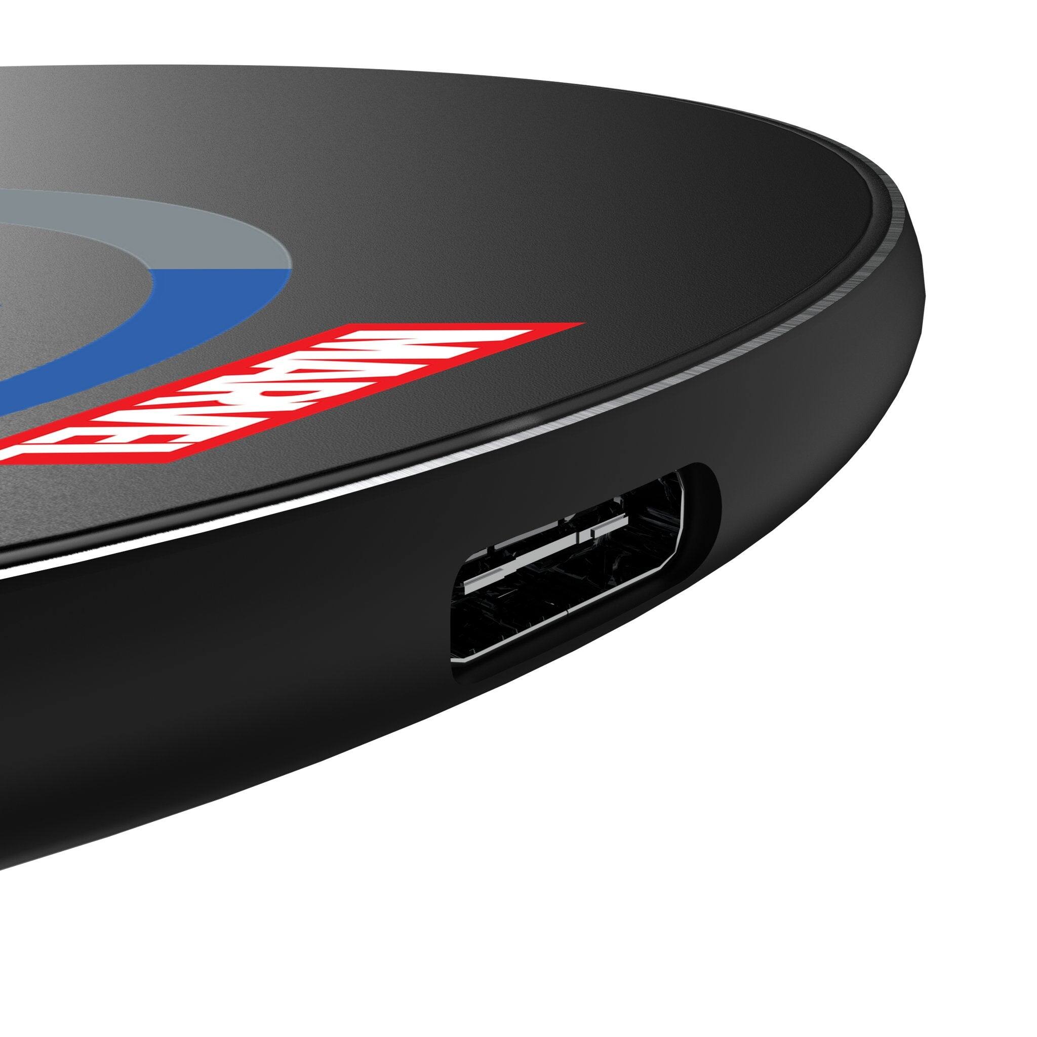 Left. Keyscaper - Marvel Sigil 15-Watt Wireless Charger - Thor.