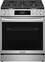 Frigidaire - Gallery 30 in. Wide 5 burners 6.0 Cu. Ft. Slide-In Gas Range with Stone-Baked Pizza and 15+ Ways to Cook - Stainless Steel