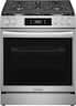Frigidaire - Gallery 30 in. Wide 5 burners 6.0 Cu. Ft. Slide-In Gas Range with Stone-Baked Pizza and 15+ Ways to Cook - Stainless Steel