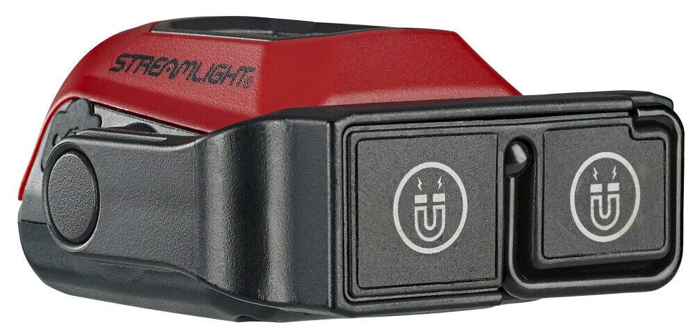 Left. Streamlight - Streamlight Syclone Red Ultra-Compact Rechargeable Work Light.