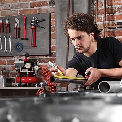 Alt View 1. Uni - uni PAINT PX-21 Oil-Based Paint Markers, Fine Line - Blue.