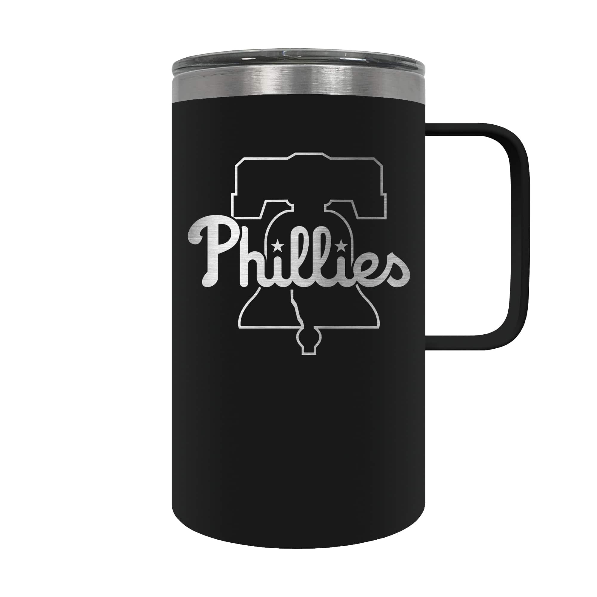 Front. Great American Products - 18oz. Hustle Travel Mug - Black.