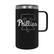 Front. Great American Products - 18oz. Hustle Travel Mug - Black.
