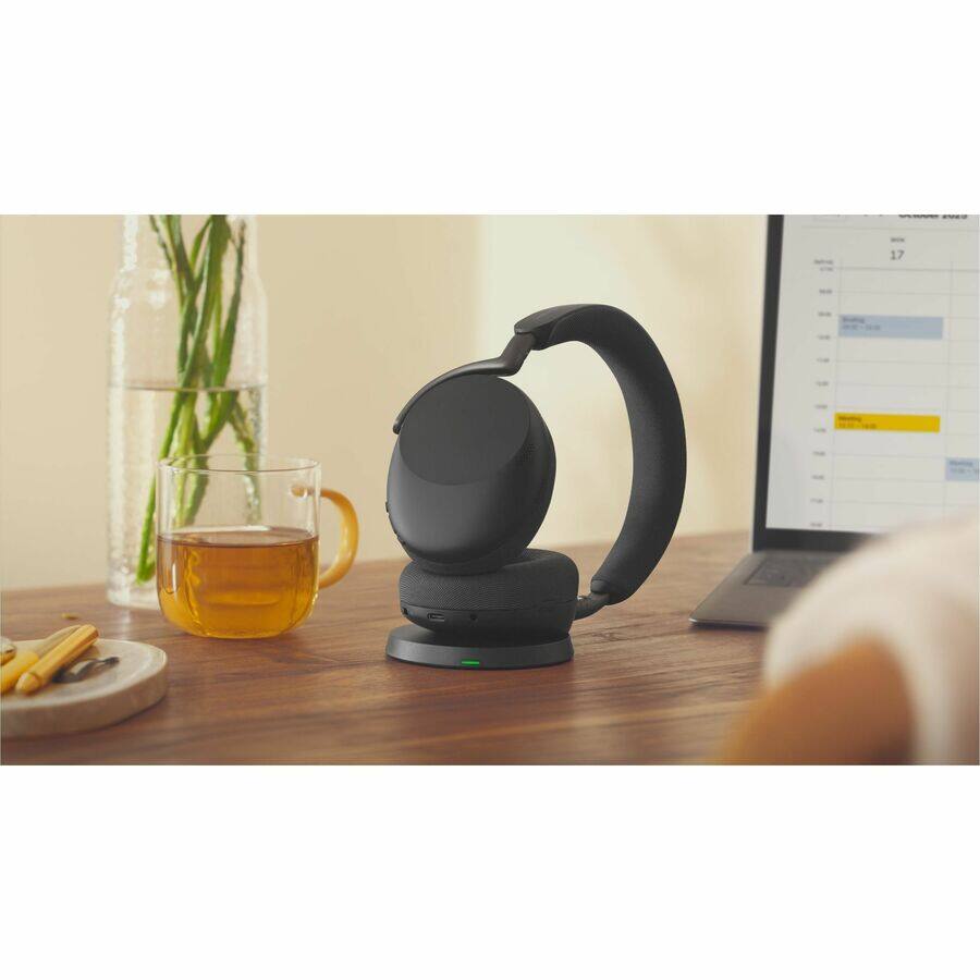 Alt View 3. Jabra - Jabra Evolve3 85 Headset - Microsoft Teams Certification - Stereo - Mini-phone (3.5mm), USB Type C - Wired/Wireless - Unknown.