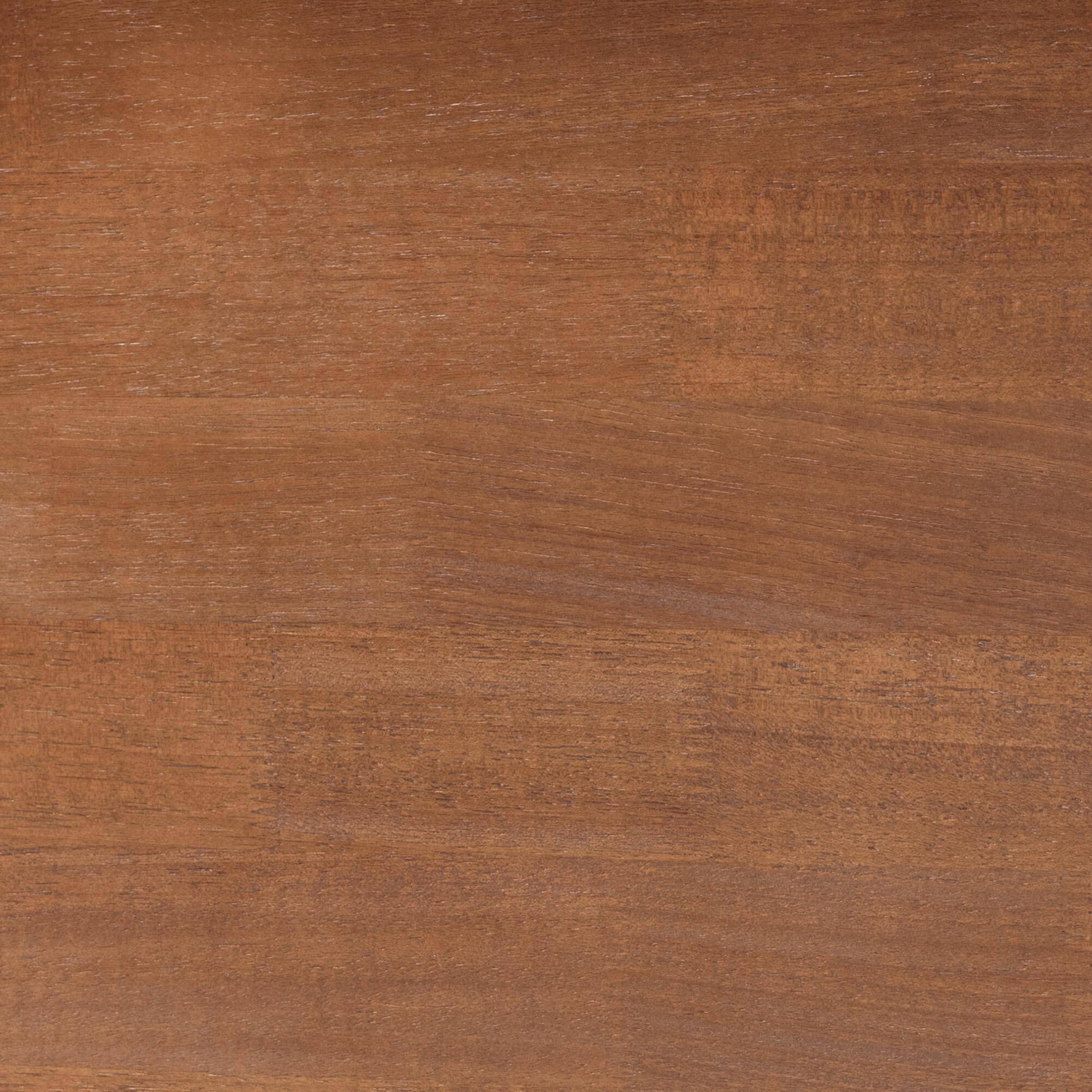 Alt View 2. Baxton Studio - Danette Bobbin Wood Canopy Bed, Queen - Walnut Brown.