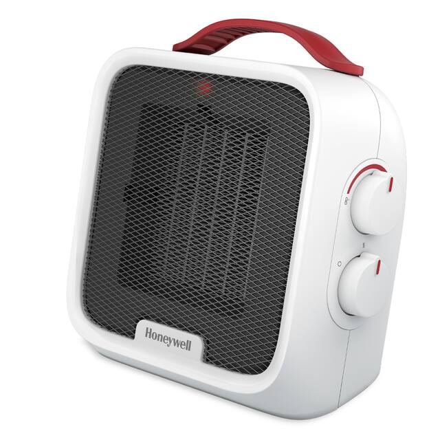 Honeywell - UberHeat 5 Ceramic Heater White - Black