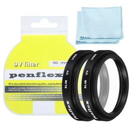 Unique Bargains - 30mm UV Filter, 2pcs SLIM UV Protection Camera Lens Filter, Aluminum Optical, Crystal Clear for 30mm Lens Photography