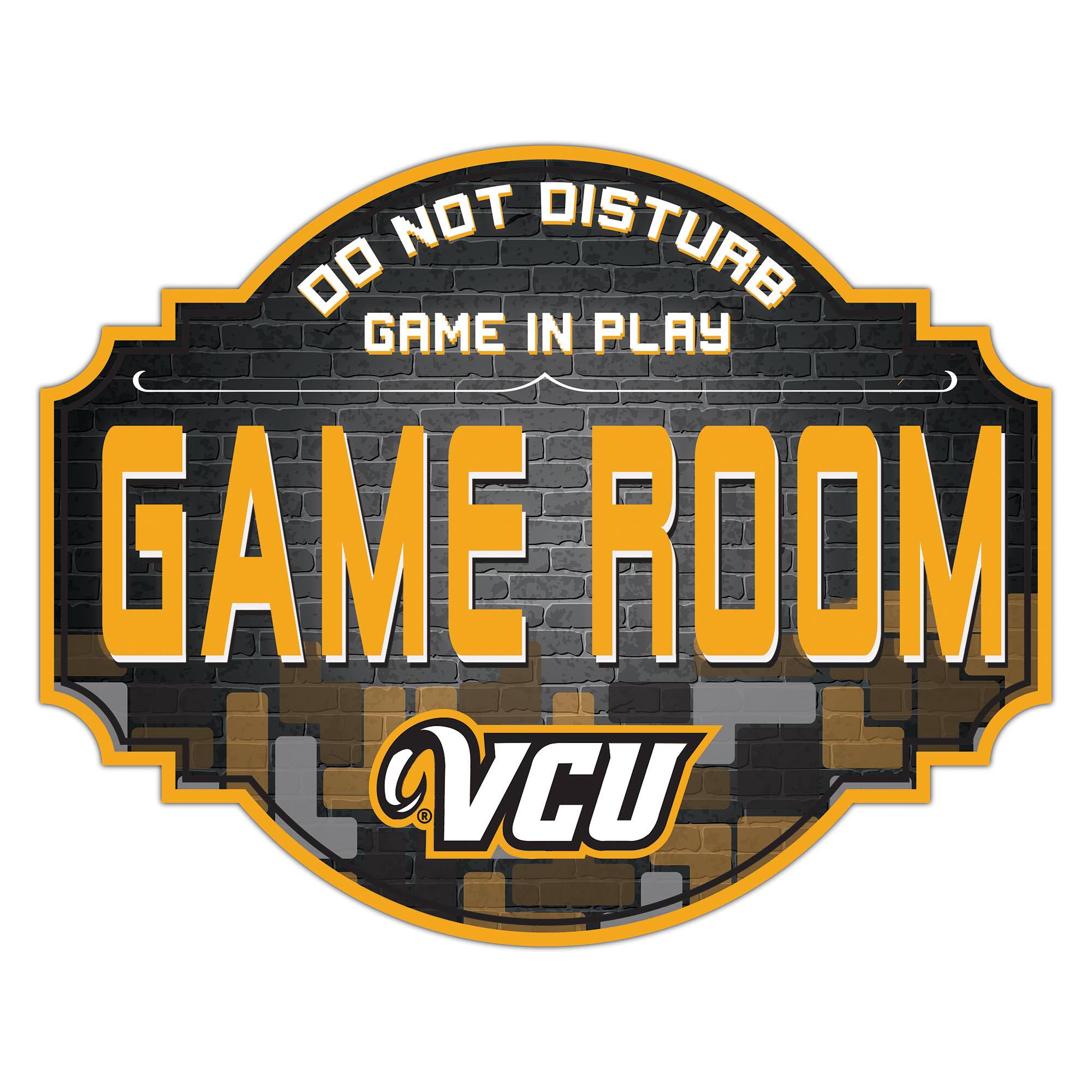 VCU Rams 12'' Game Room Tavern Sign