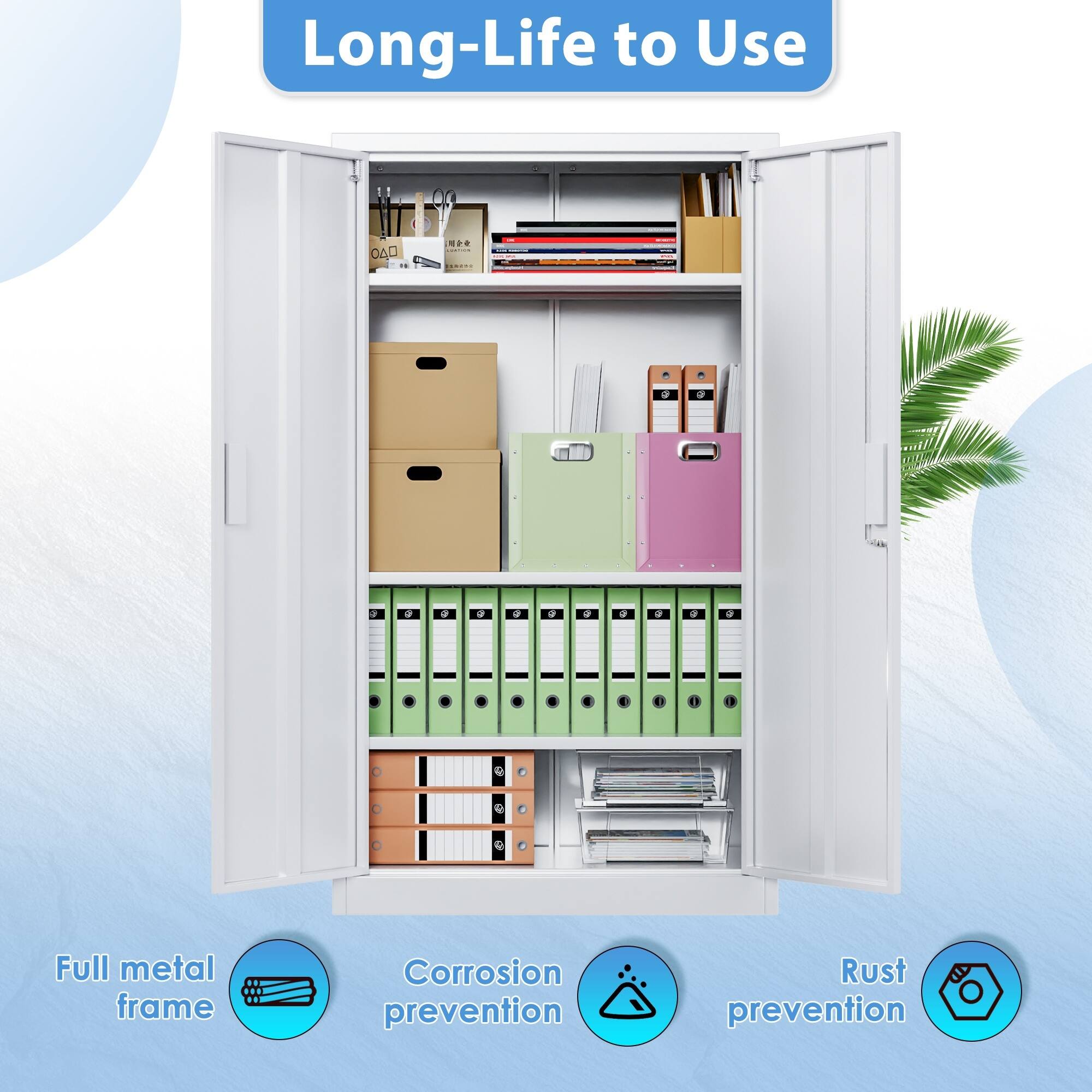 Long-Life to Use

- Full metal frame
- Corrosion prevention
- Rust prevention