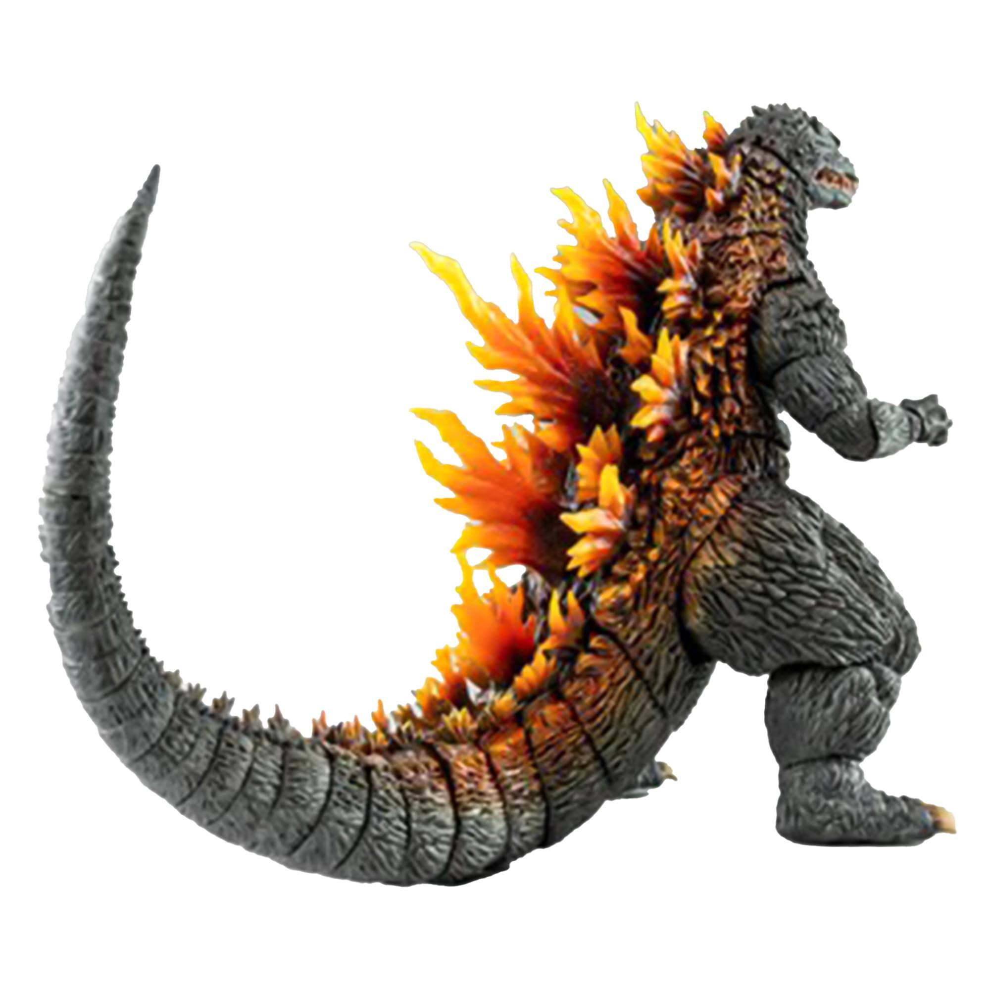 Alt View 1. Hiya - Godzilla Millennium (1999) 7-Inch Action Figure | Heat Ray Version - Grey.