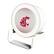 Front. Keyscaper - Washington State Cougars Linen Print Nightlight Charger & Bluetooth Speaker - White.