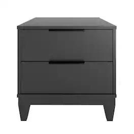 Boyd Sleep - Mackay Two Drawer Low Profile Nightstand - Black