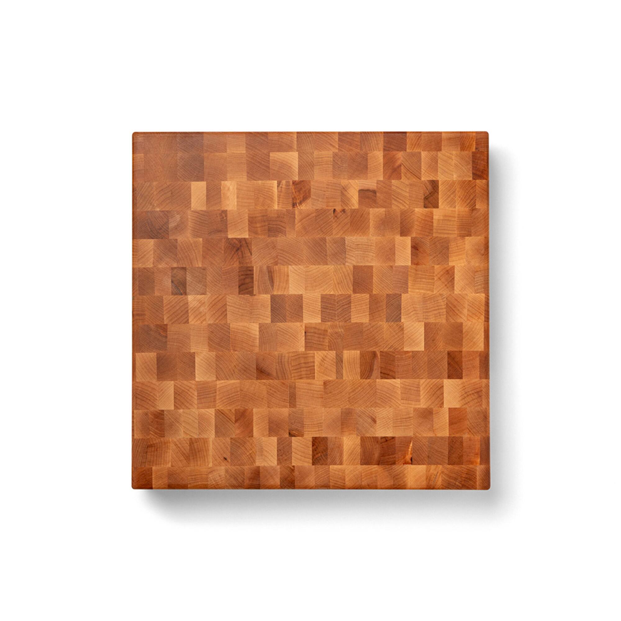 John Boos - Large Wood End Grain Chopping Board for Kitchen, 18" x 18" x 3" - Maple