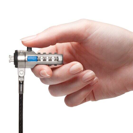 Back. Kensington - Kensington NanoSaver Combination Lock - for Notebook, Tablet.