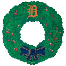 Fan Creations - Detroit Tigers 16'' Team Wreath Sign - Green