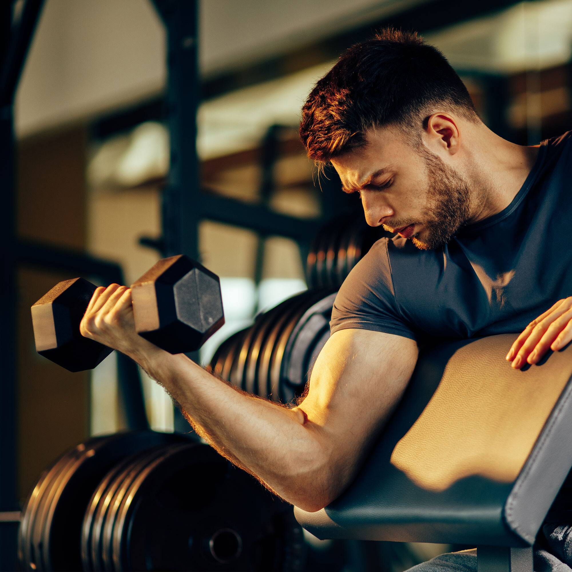 Alt View 3. HolaHatha - HolaHatha Iron Hexagonal Cast Home Exercise Dumbbell Free Weight, 20 Pounds - Black.