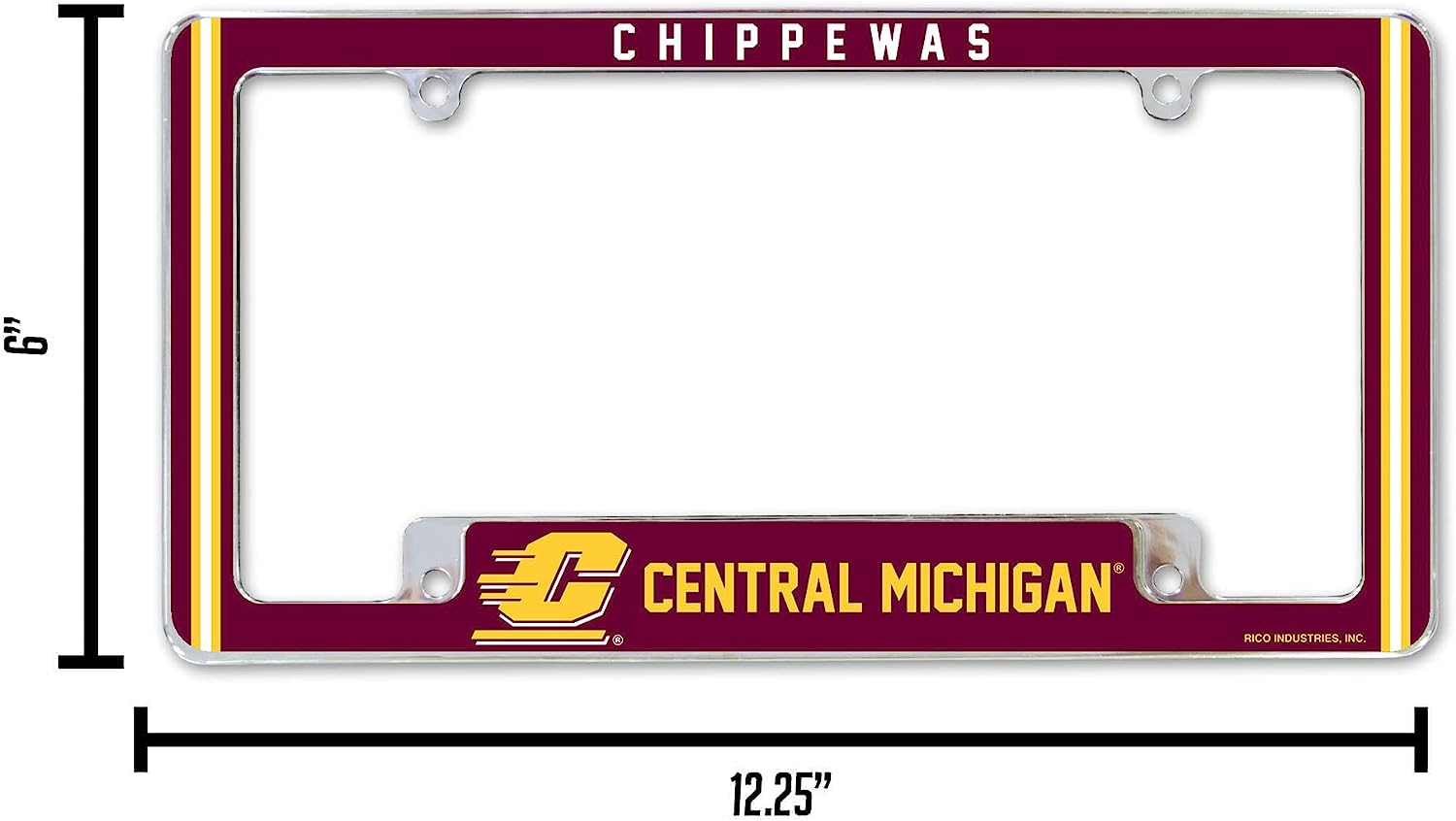 CHIPPEWAS  
CENTRAL MICHIGAN  

RICO INDUSTRIES, INC.  

12.25"
