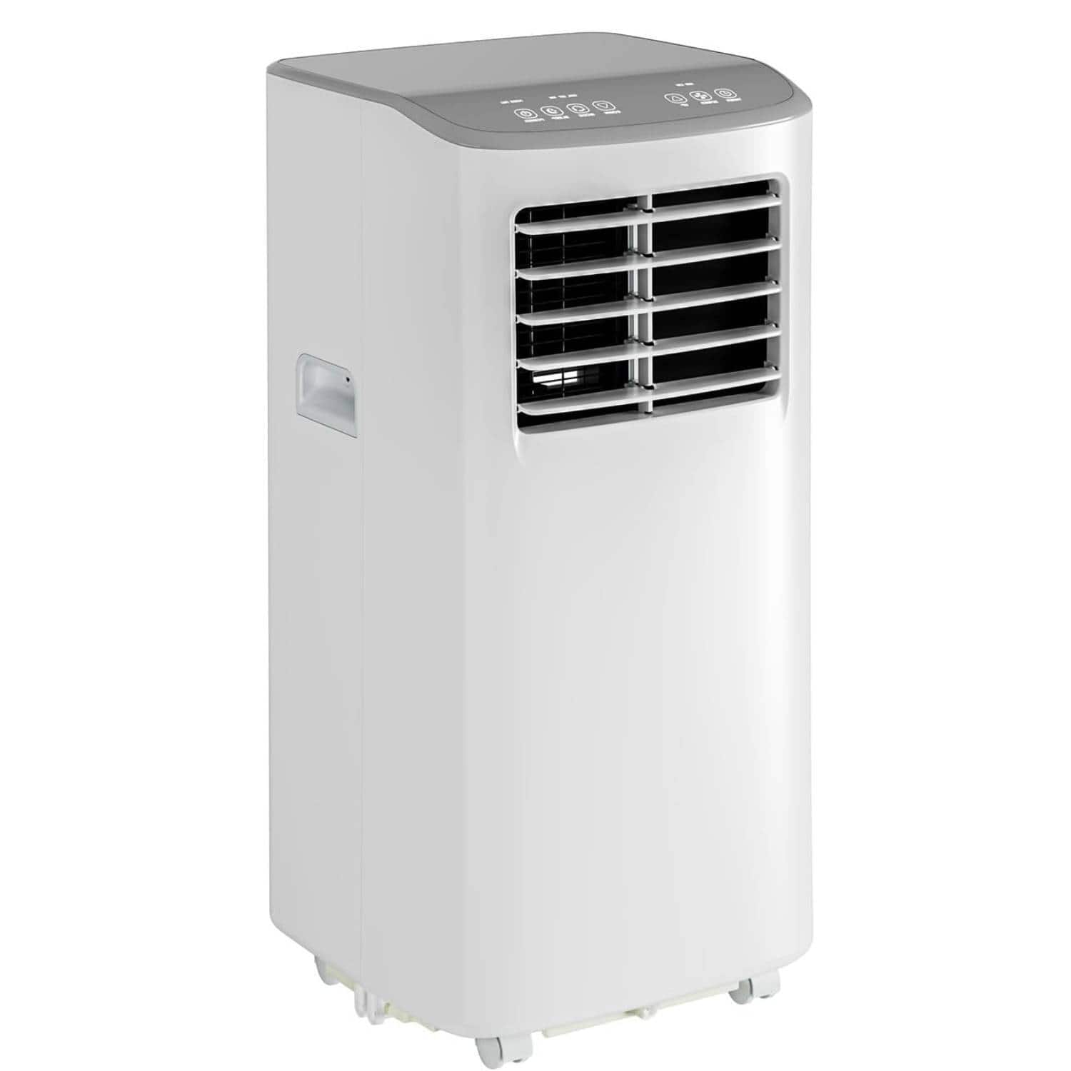 Acekool - 8000 BTUs Ventless Floor Portable Air Conditioner with Fan & Dehumidifier - White