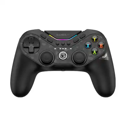 Front. GameSir - Tarantula Pro Wireless Controller Switchable ABXY Buttons, TMR Joysticks, 9 Mappable Buttons, PC/Switch/iOS/Android, RGB - Black.