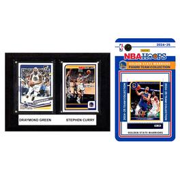 C&I Collectibles - Golden State Warriors 6" x 8" Player Plaque & 2024 Team Trading Card Set - Multicolor