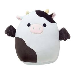 Kellytoy - Squishmallows 8 Inch Plush | Cillian The Cow Bat - White