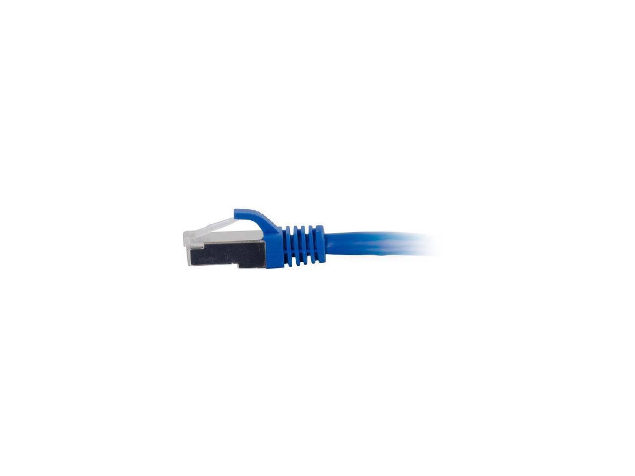 Alt View 2. Cables to Go - C2G 00792 Cat6 Cable - Snagless Shielded Ethernet Network Patch Cable, Blue (2 Feet, 0.60 Meters).