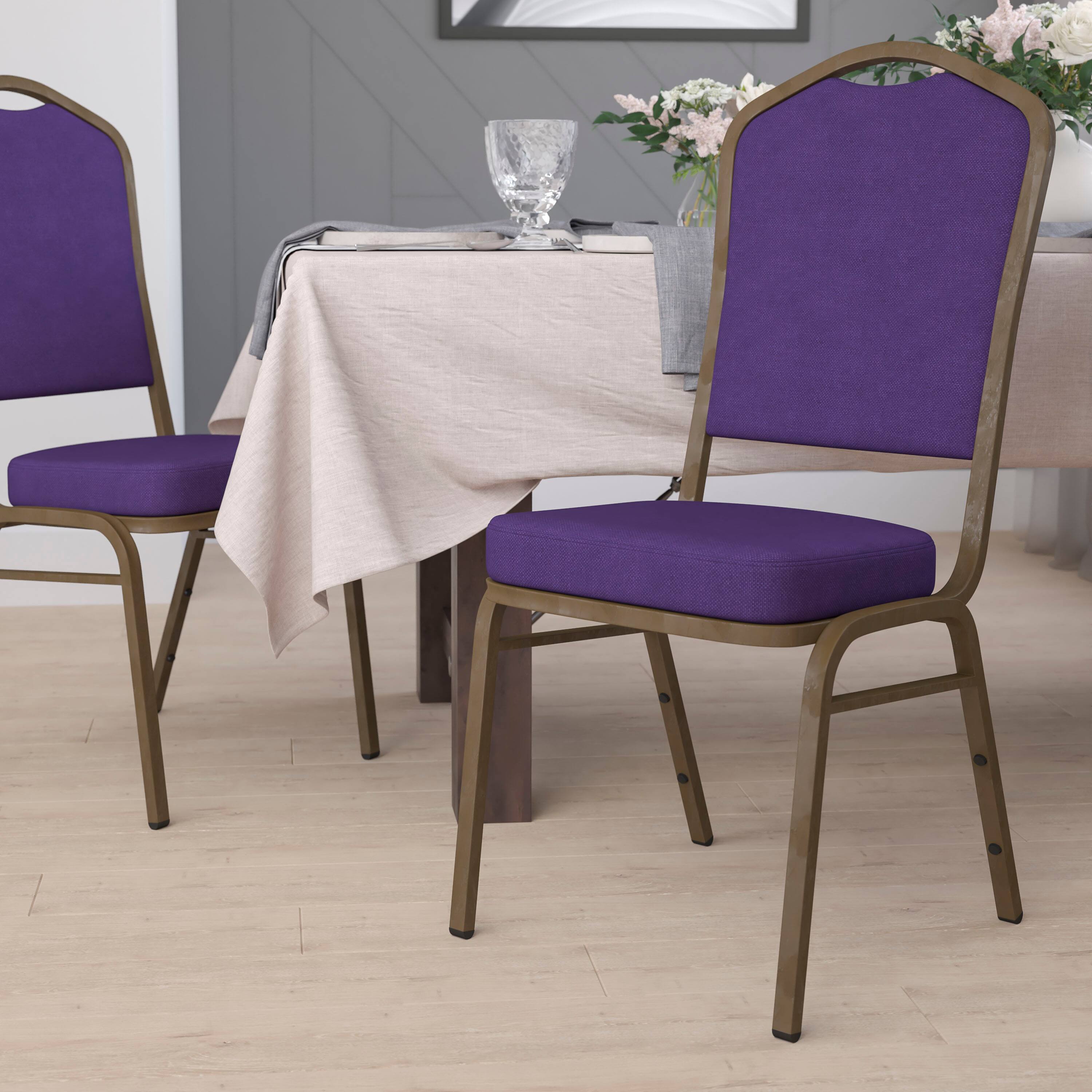Flash Furniture HERCULES Series Crown Back Stacking Banquet Chair ...