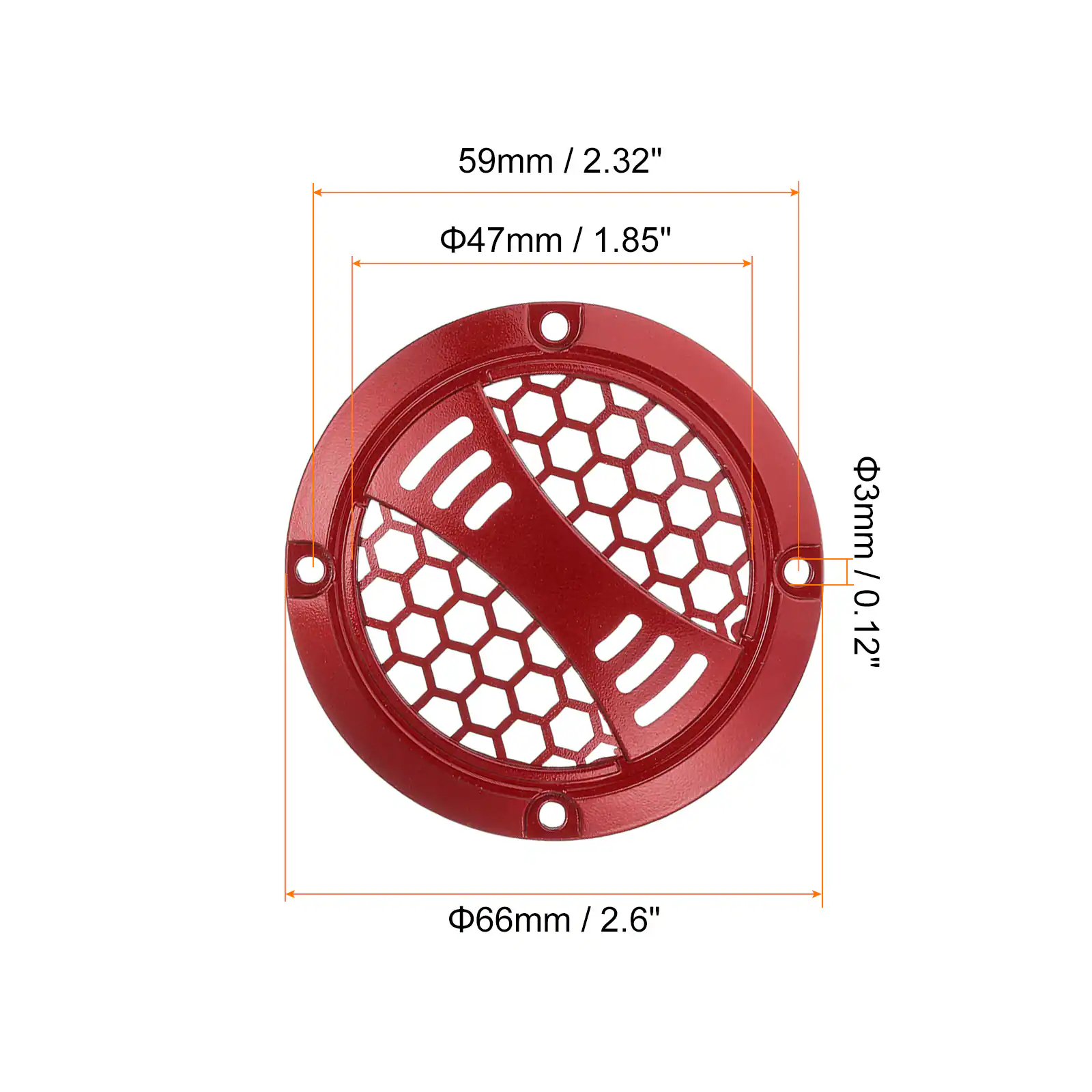 59mm / 2.32"  
47mm / 1.85"  
3mm / 0.12"  
66mm / 2.6"