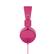 Angle. JLab - JBuddies Studio On-Ear Kids Wired Headphones - Dark Pink.