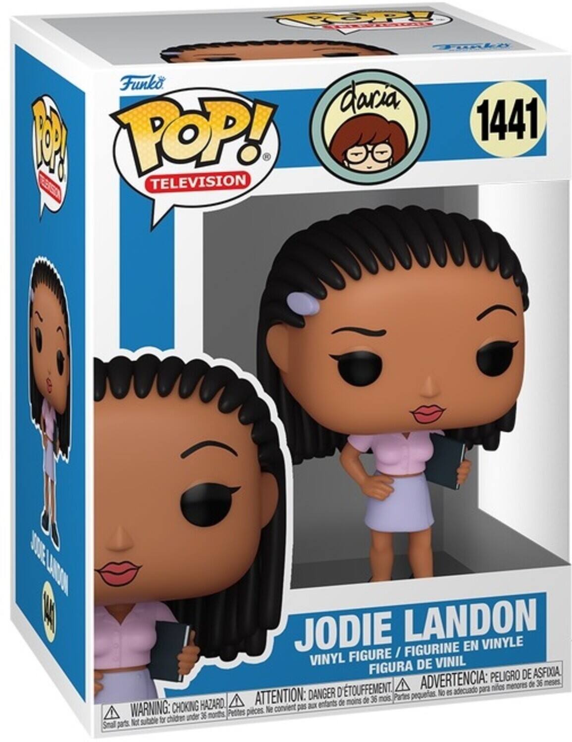 POP! 1441 ES TELEVISION SA JODIE LANDON VINYLE FIGURINE EN FIGURE / VINYL DE VINIL FIGURA DE ASFIXIA. ADVERTENCIA: PELIGRO 36 meses. A nios menores de ATTENTION: DANGER D'TOUFFEMENT. Partes pequetas. No es adecuado para de moins de 36 mois WARNING: CHOKING HAZARD convient pas ax entants Petites pieces. Ne chidren under 36 months Not subble for Small pat