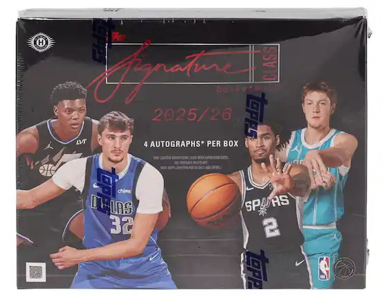 PFS H OPPS CLASS Basketball 2025/26
4 AUTOGRAPHS* PER BOX
"MAY CONTAIN REDEMPTION CARDS WITH EXPIRATION DATES. (NO PURCHASE NECESSARY. VISIT TOPPS.COM/NPN FOR DETAILS AND ENTRY.)
chime DHLAS 32 SPAAS SP AS T 2 TPP NMA