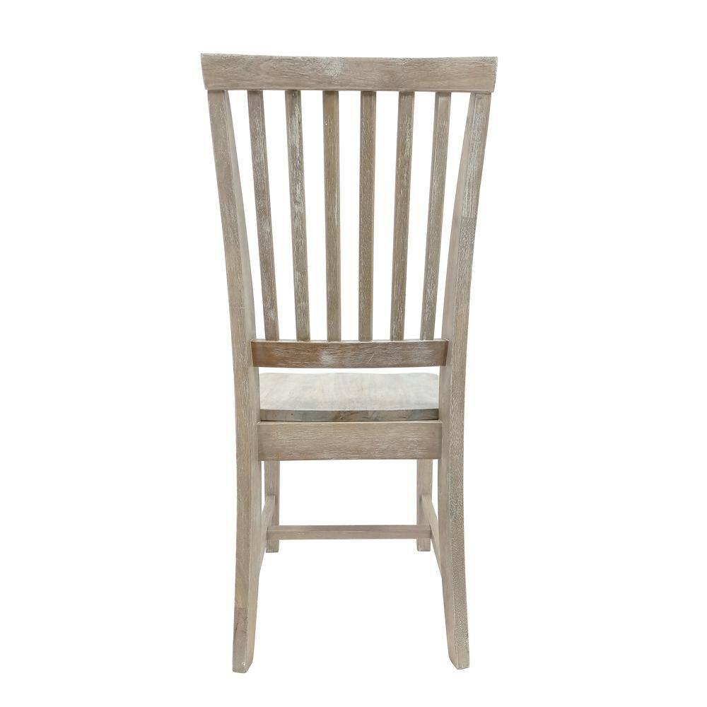 Alt View 2. Carolina Chair & Table - Hudson Dining Chair - Natural Driftwood - Brown.