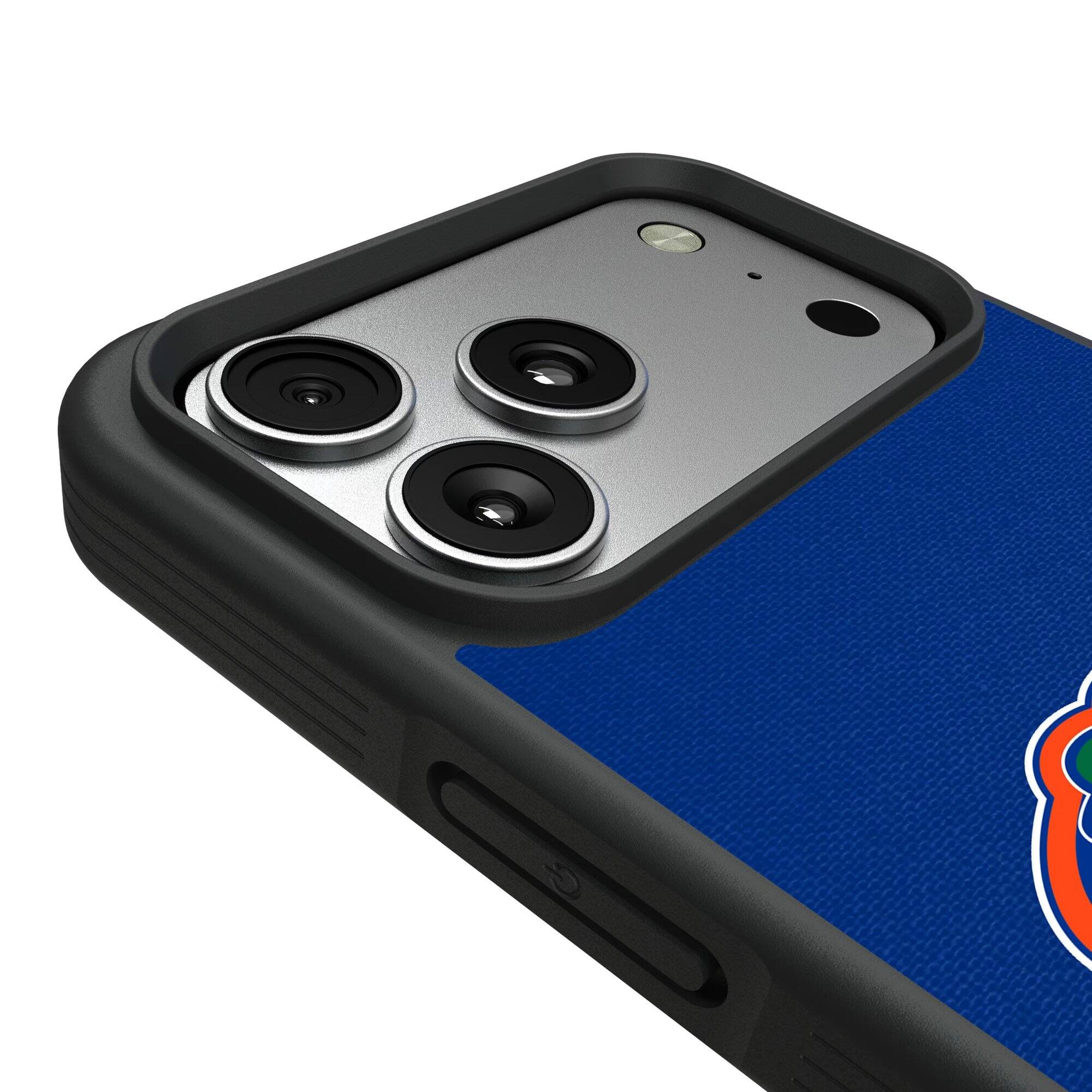Alt View 2. Keyscaper - Florida Gators iPhone Solid Design Bump Case - 16 Plus - Multicolor.