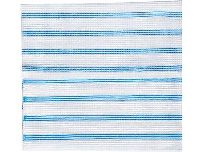 Front. RubberMaid - Rubbermaid HYGEN Microfiber Cleaning Cloths, 12" x 12", White/Blue, 600 Cloths/Pack (2134283) - Blue.
