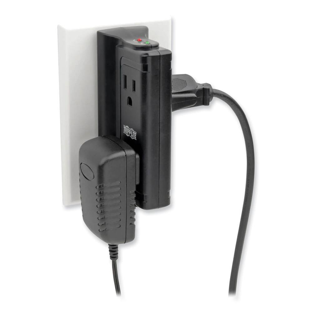 Alt View 1. Tripp Lite - Tripp Lite TLP4BK 4 AC Outlets 720 J Protect It! Surge Protector - Black - Black.