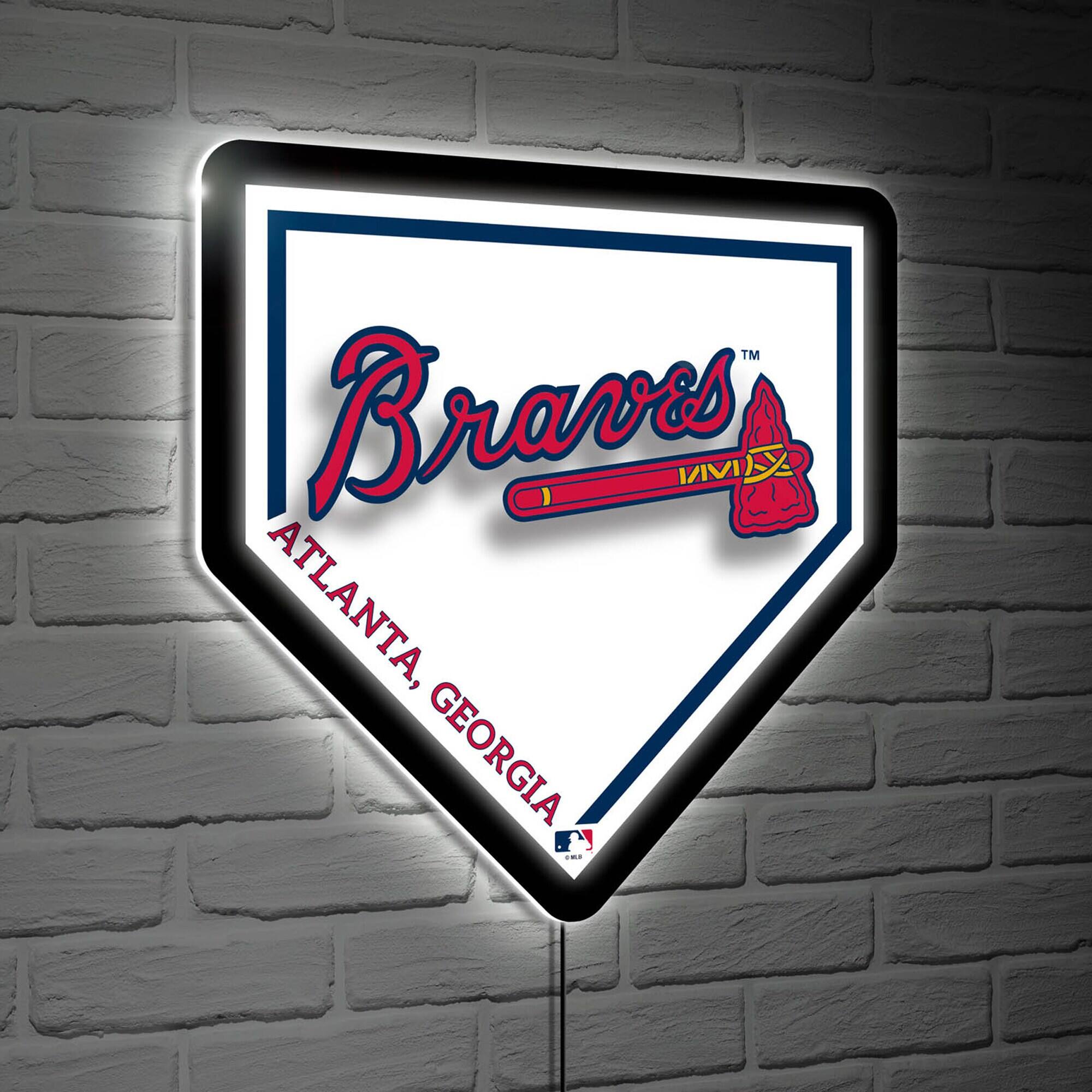 Atlanta Braves LED Wall Home Plate