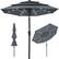 Front. Best Choice Products - Best Choice Products 10ft 3-Tier Solar Patio Umbrella w/ 24 LED Lights, Tilt Adjustment, Easy Crank - Slate - Slate.