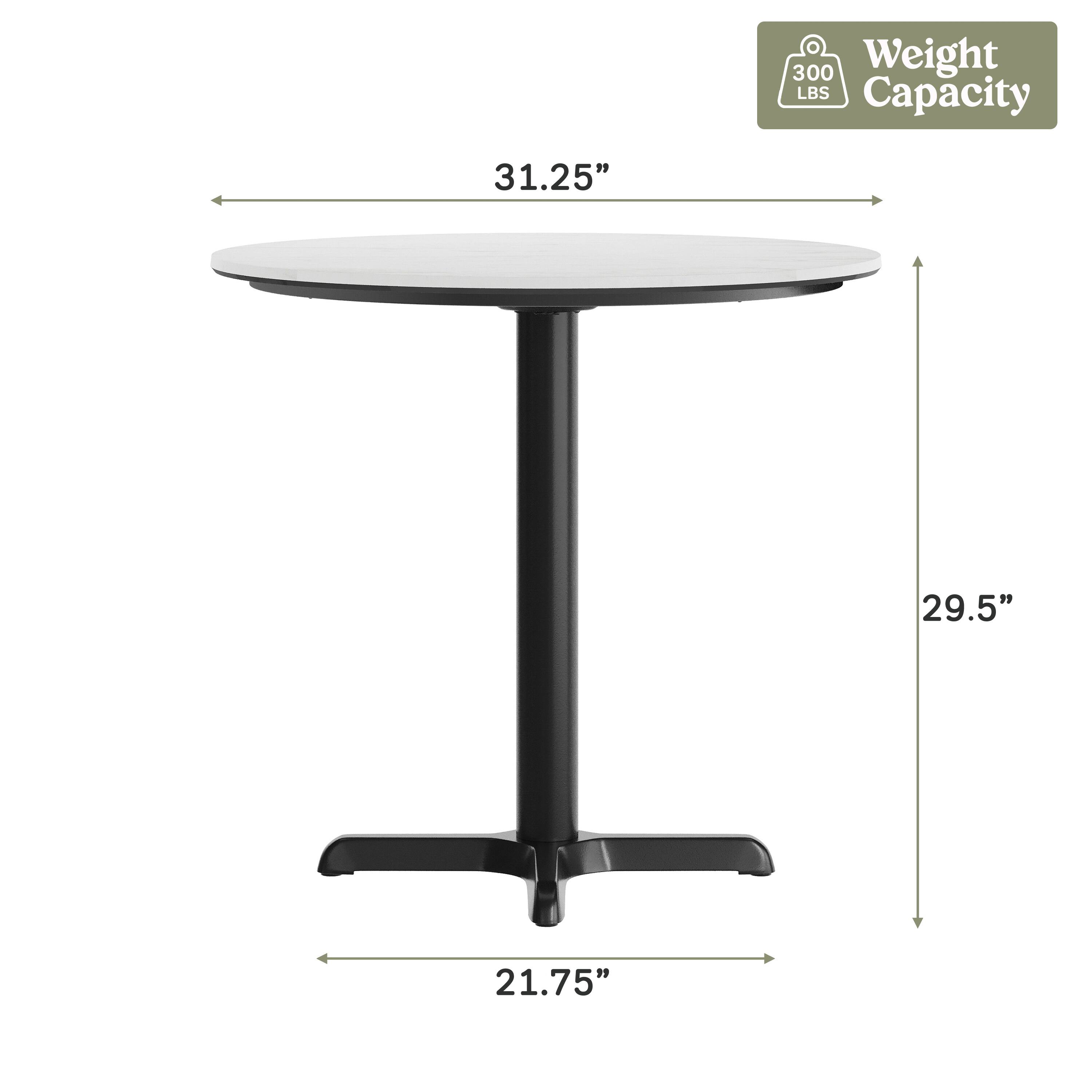 300 Weight LBS Capacity  
31.25"  
29.5"  
21.75"