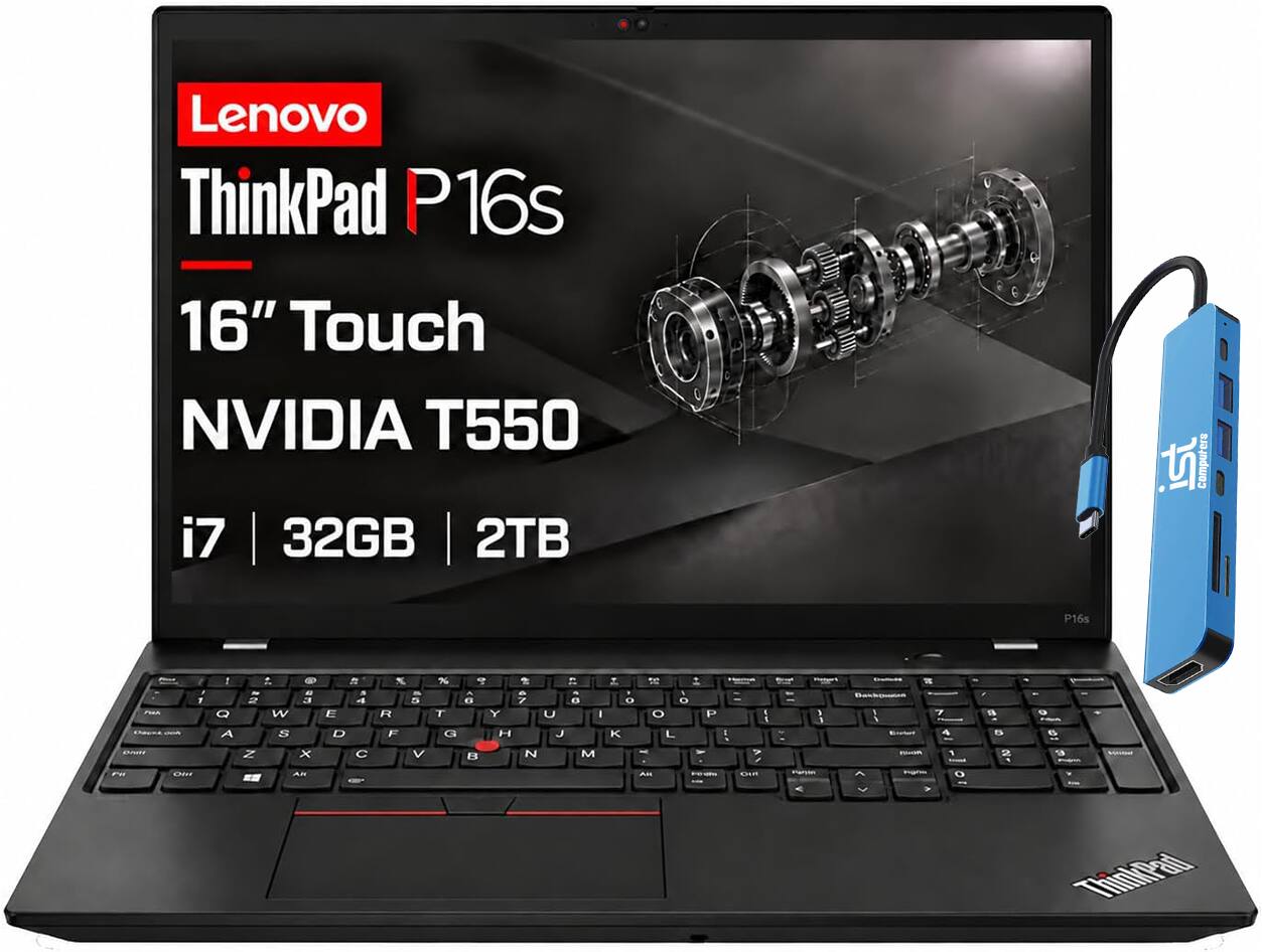 Lenovo ThinkPad P16s  
16" Touch NVIDIA T550 i7 32GB 2TB