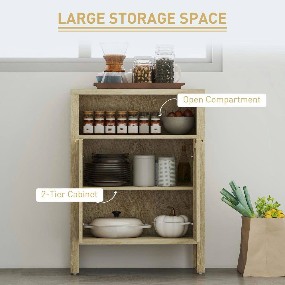 LARGE STORAGE SPACE

2-Tier Cabinet

Open Compartment