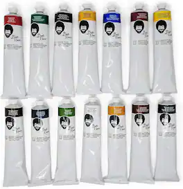Bob Ross - 200ML Landscape Oil Paints Full Set of 14 Signature Colors