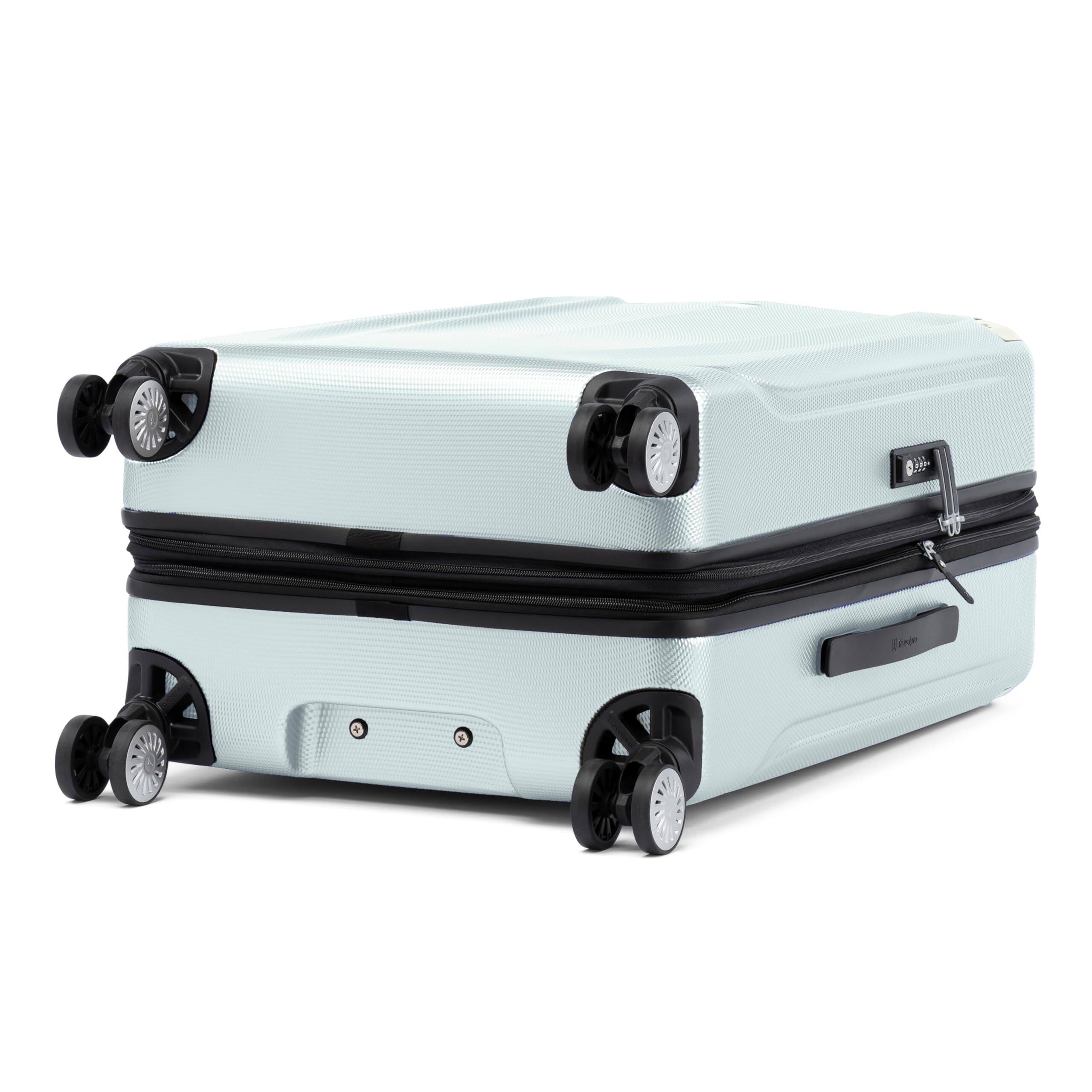 Alt View 1. Travelpro - Travelpro Pathways 3 Hardside Expandable 25" Checked Spinner - Cloud Grey.