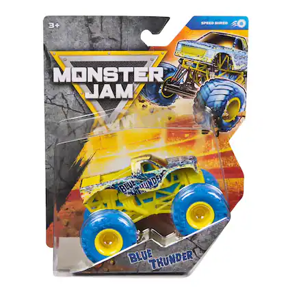 3+ SPEED SHRED MONSTER JAM BLUE THUNDER