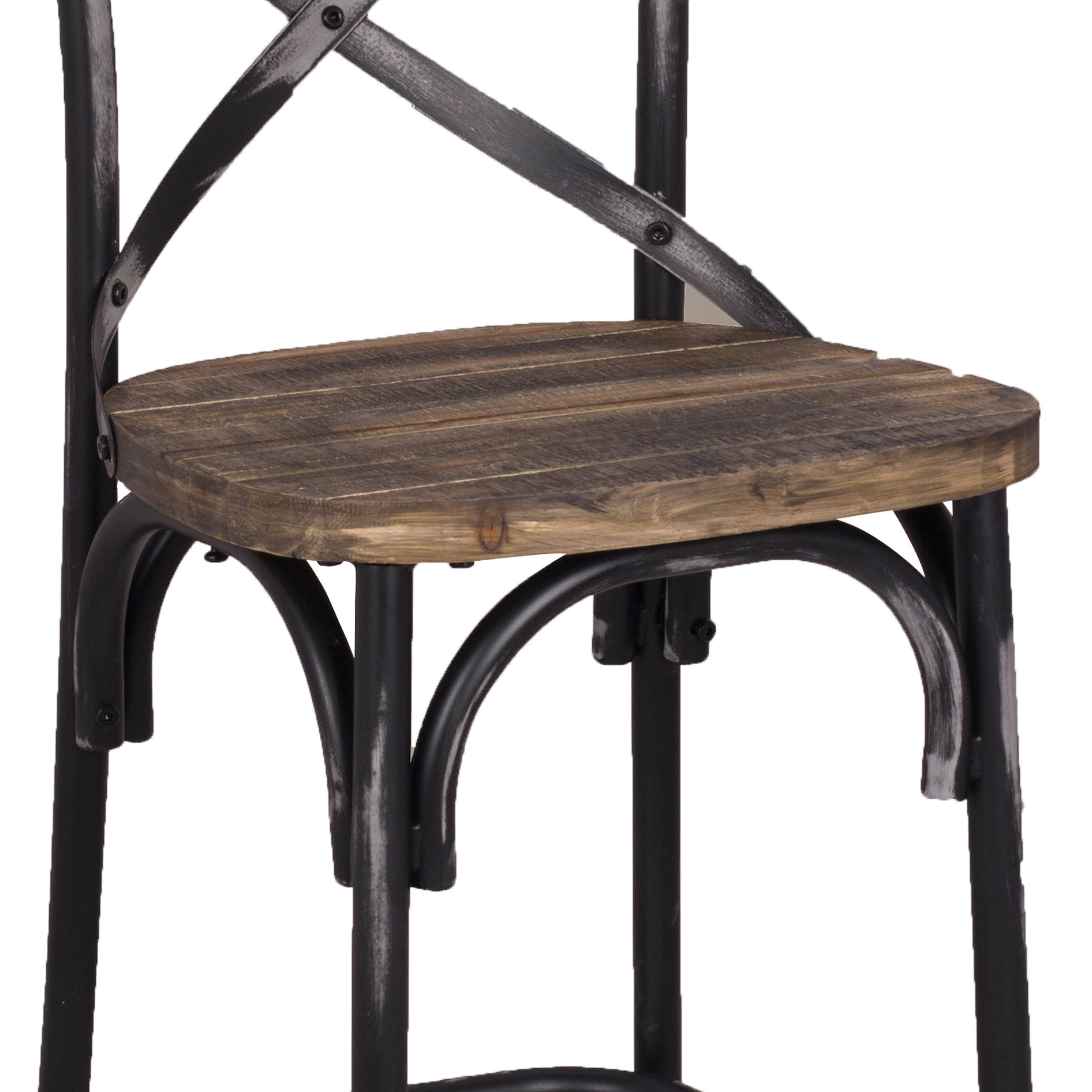 Alt View 2. Manhattan Lane - Zaire Bar Chair - Black.